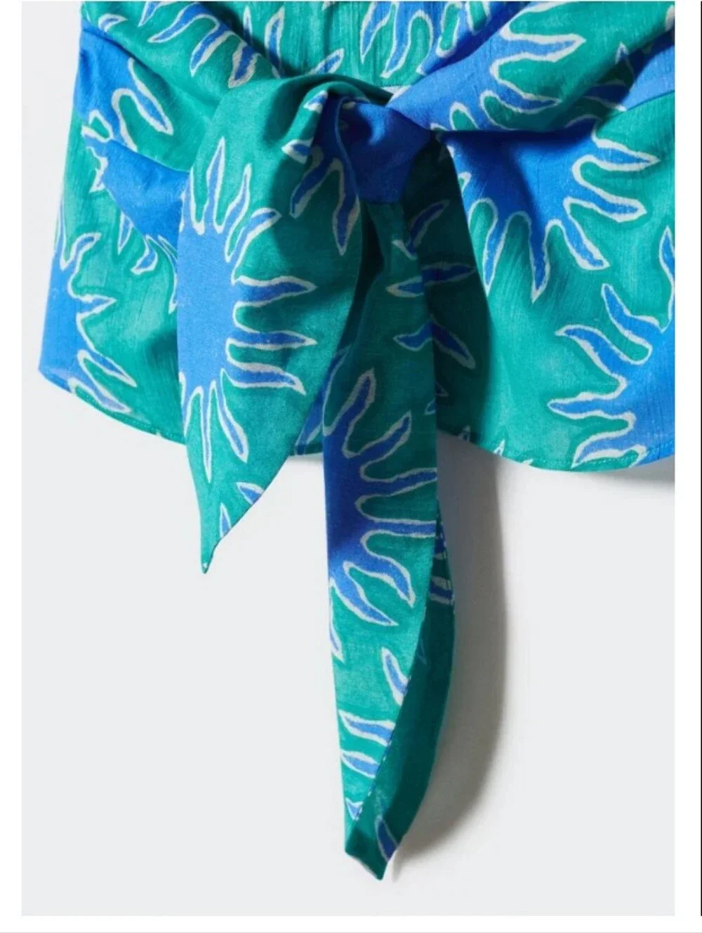 Mango x Simon Miller - Printed Knot Bandeau Top- M - Picture 4 of 7